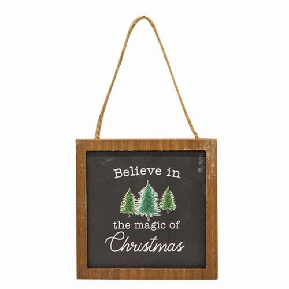 *Believe in the Magic of Christmas Framed Ornament