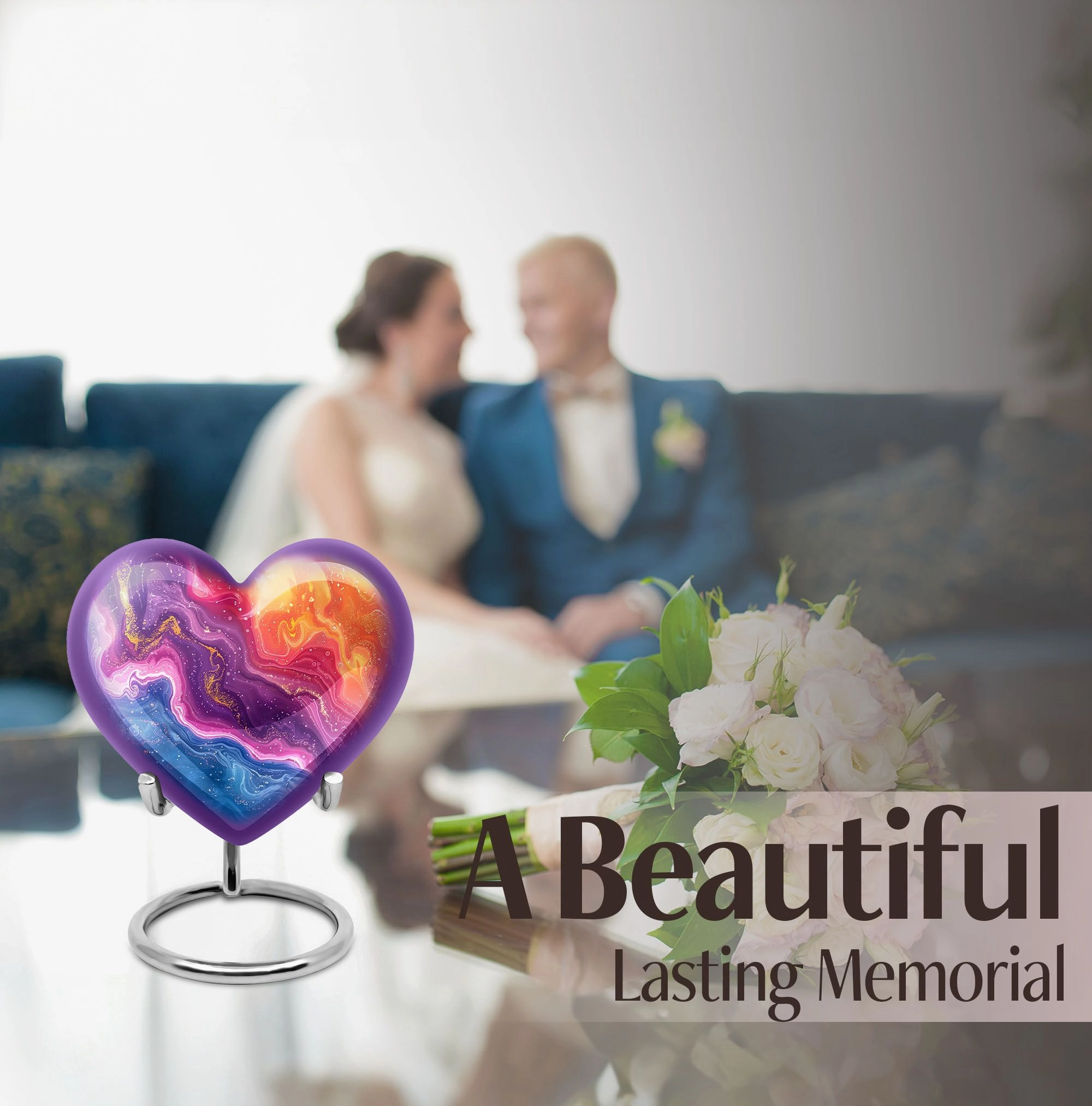 Abstract Urn: Cherished Remembrance for Loved Ones
