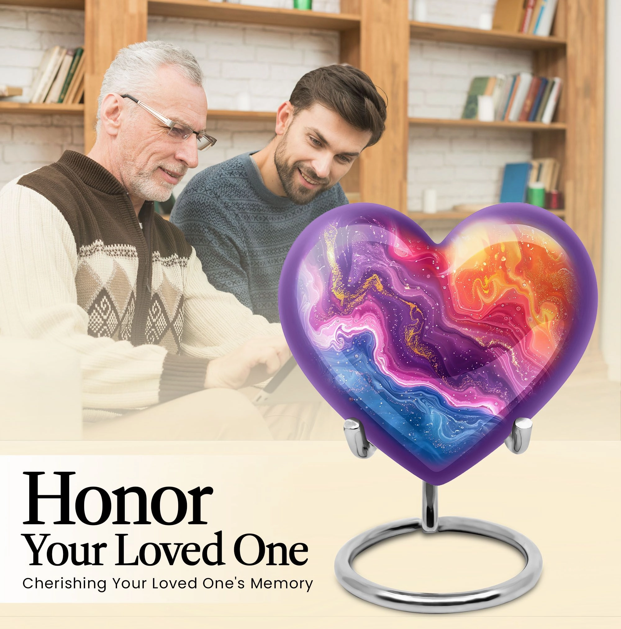 Abstract Urn: Cherished Remembrance for Loved Ones