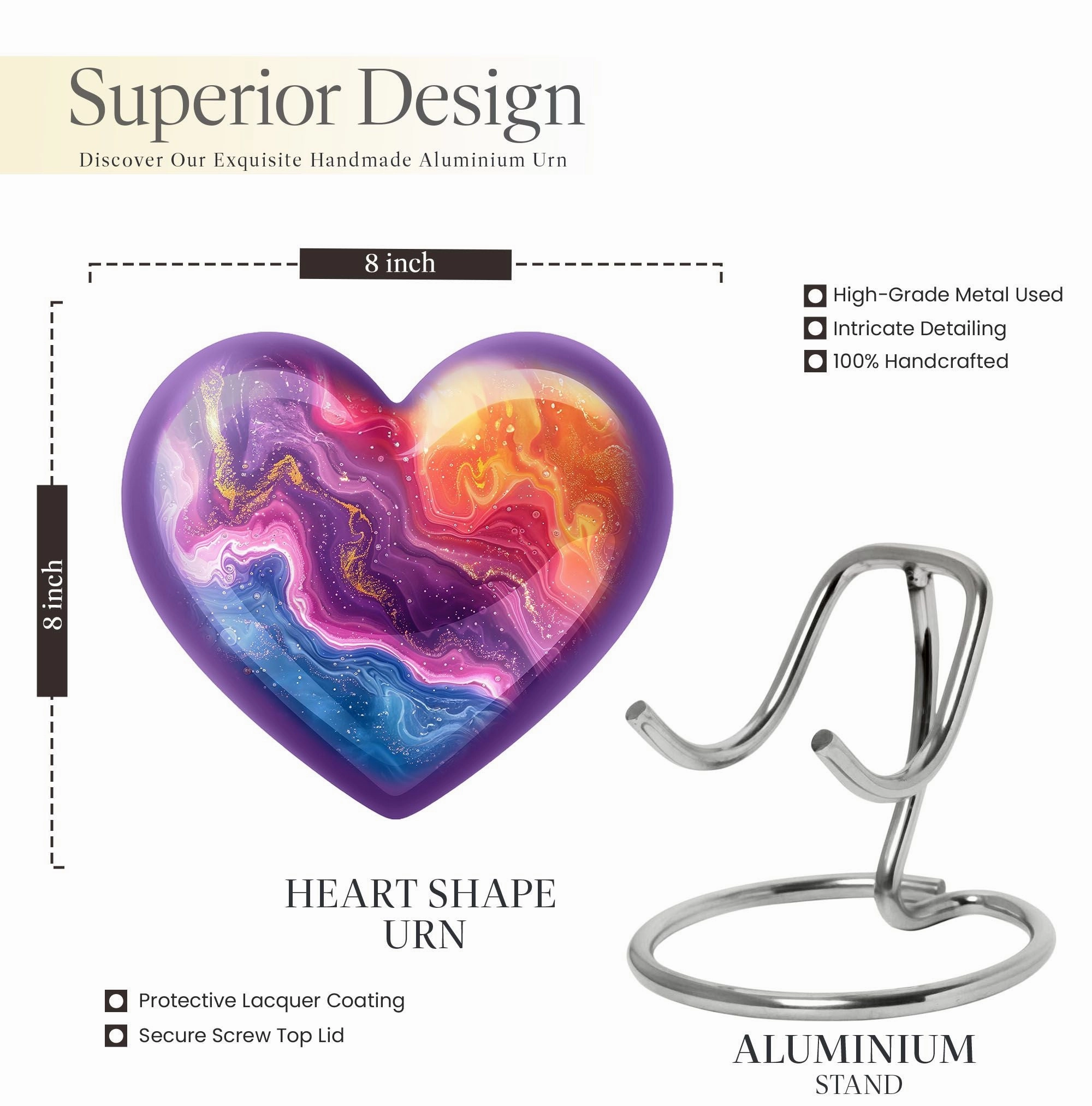 Abstract Urn: Cherished Remembrance for Loved Ones
