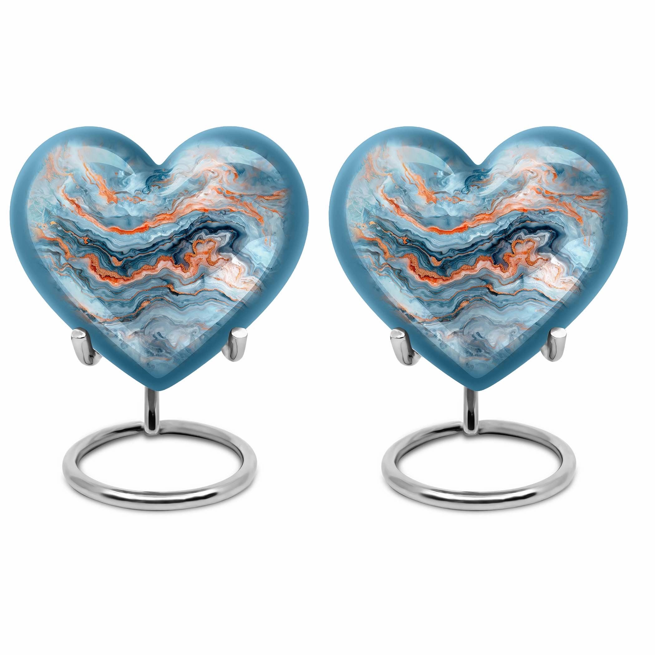 Abstract Urn Embrace: Large Burial Urn for Ashes for Women