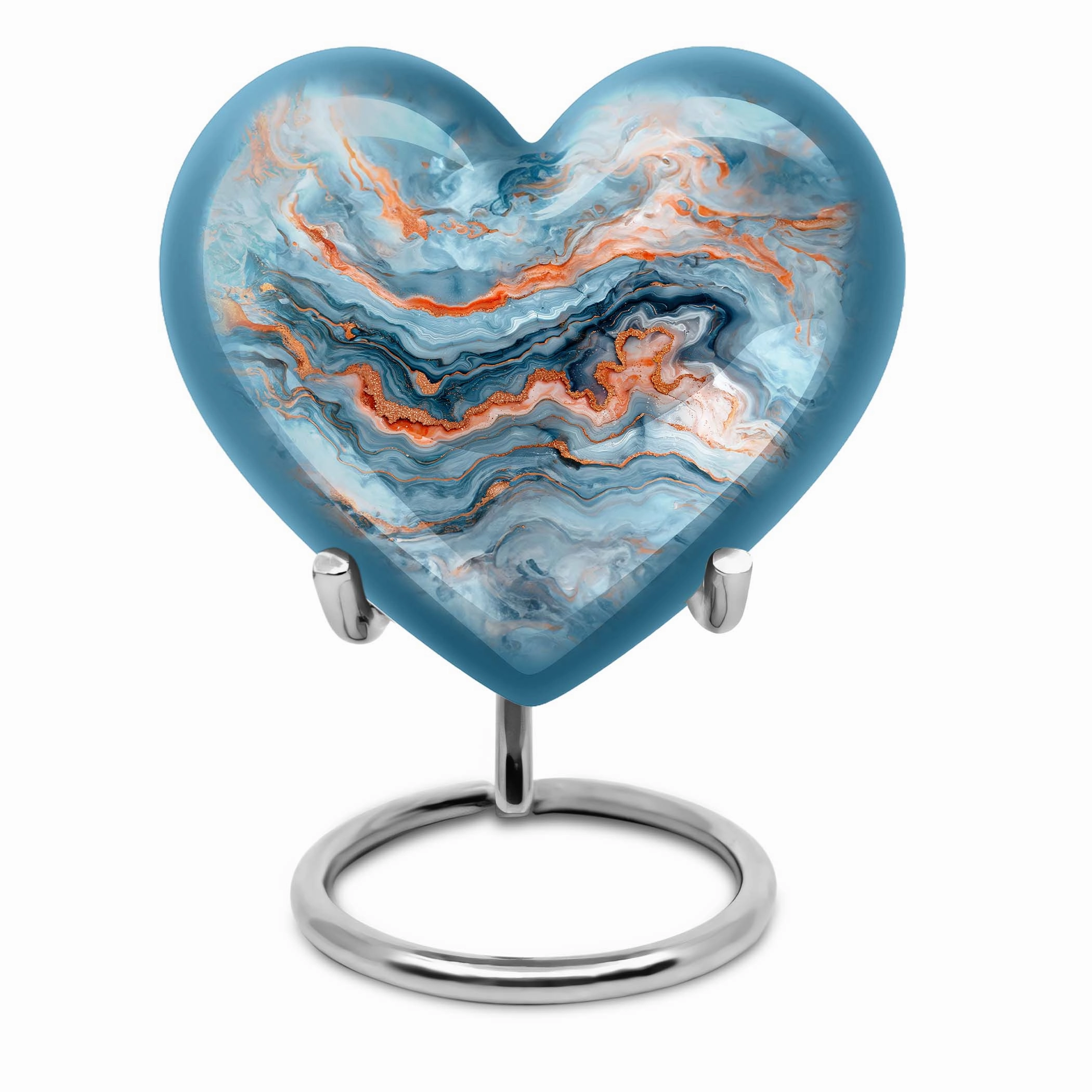 Abstract Urn Embrace: Large Burial Urn for Ashes for Women