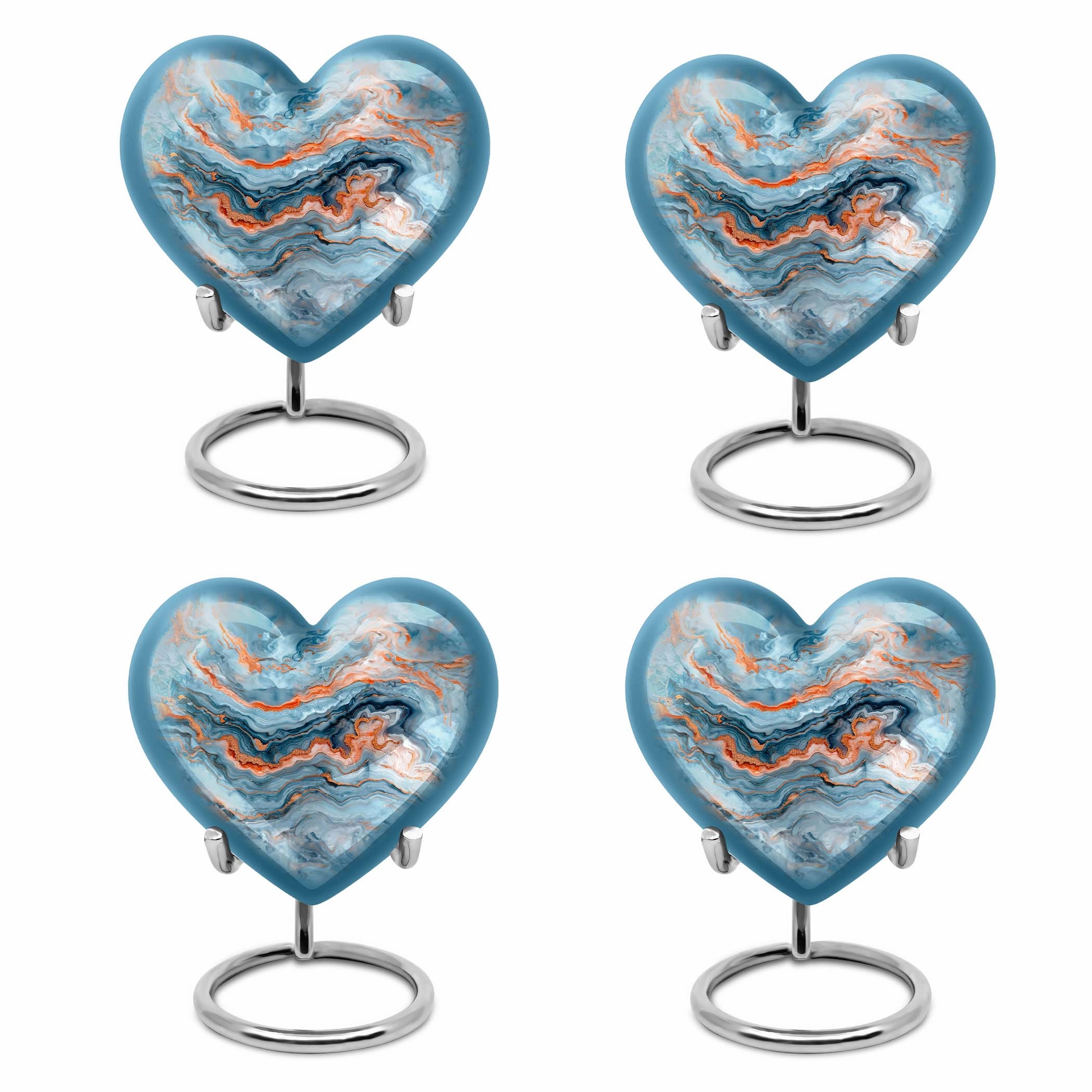 Abstract Urn Embrace: Large Burial Urn for Ashes for Women