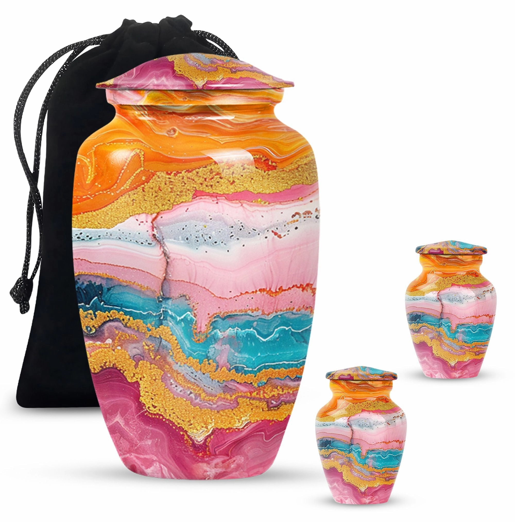Abstract Urn: Sophisticated Cremation Tradition for Men