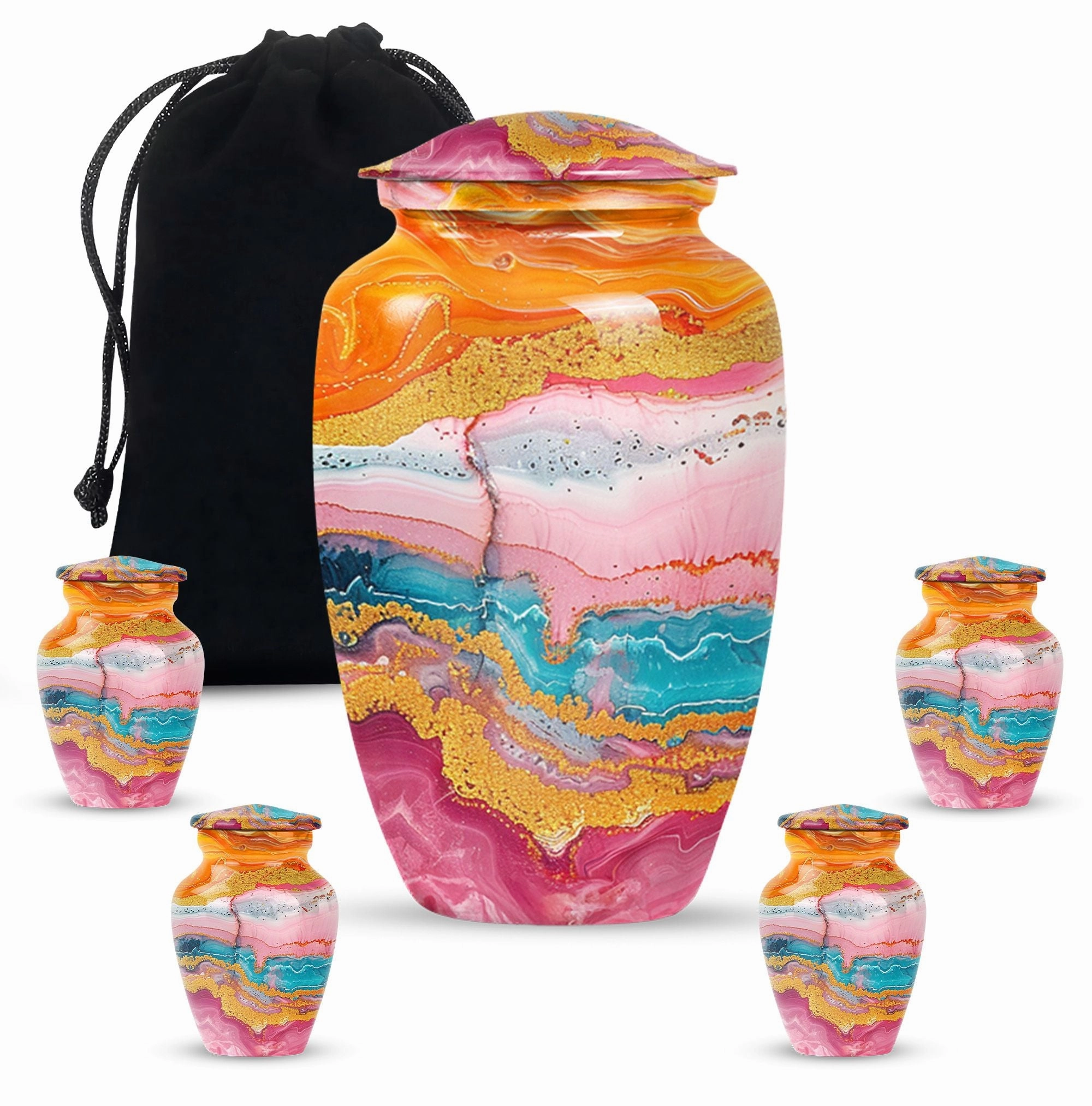Abstract Urn: Sophisticated Cremation Tradition for Men