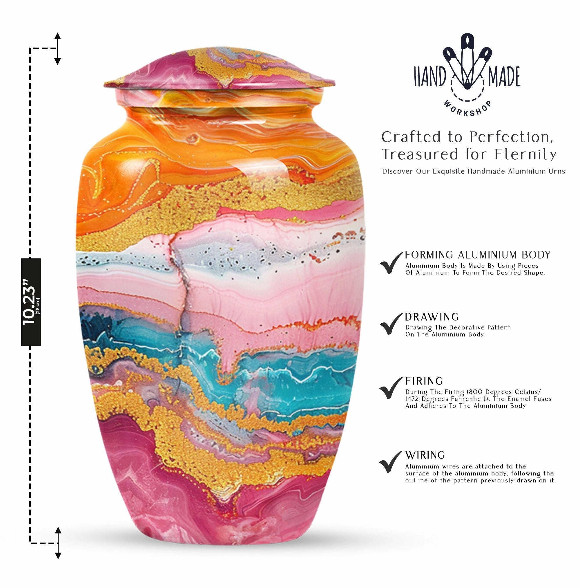 Abstract Urn: Sophisticated Cremation Tradition for Men