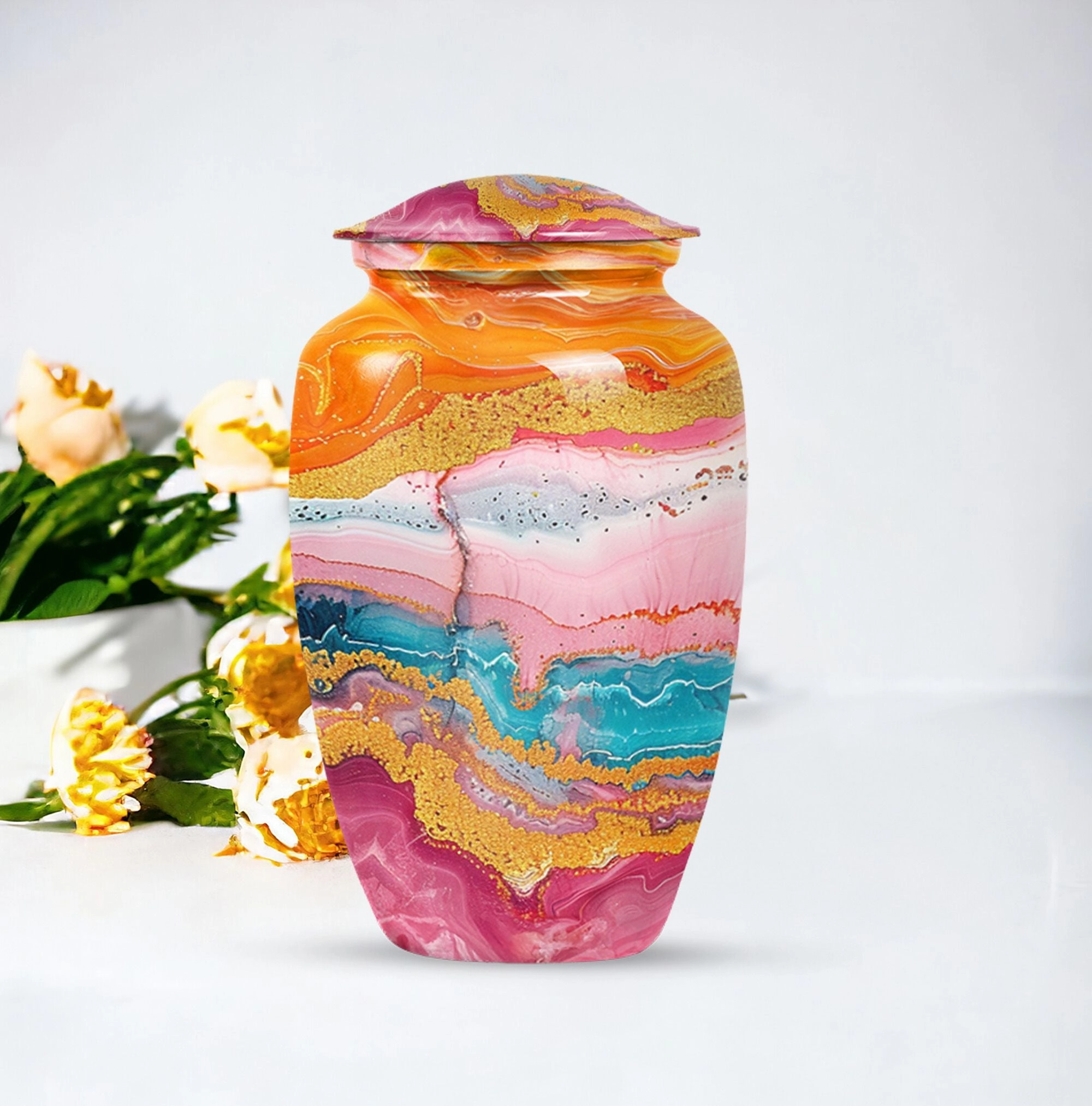 Abstract Urn: Sophisticated Cremation Tradition for Men