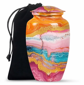 Abstract Urn: Sophisticated Cremation Tradition for Men