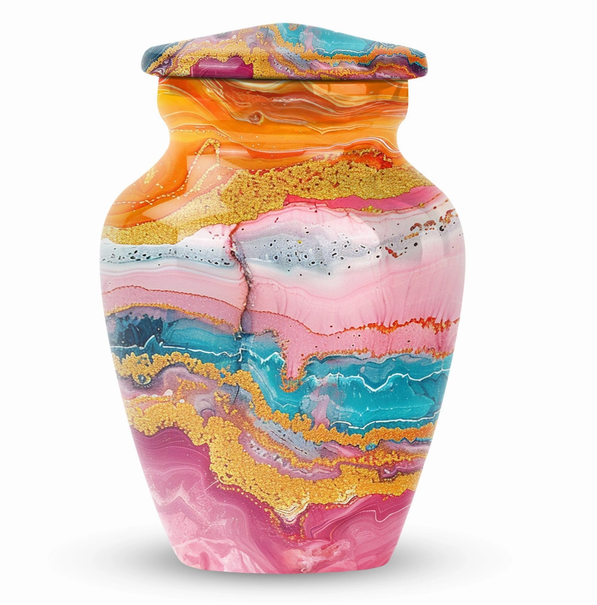 Abstract Urn: Sophisticated Cremation Tradition for Men