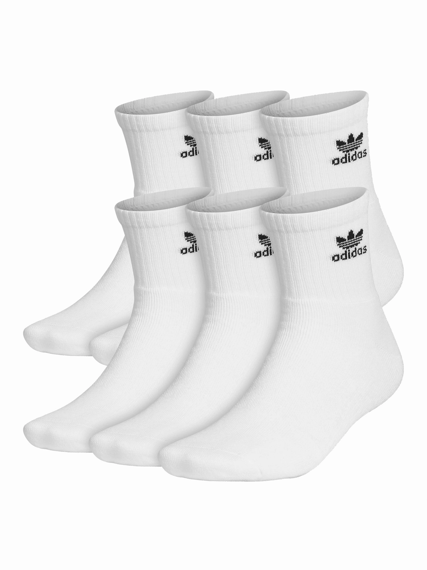 ADIDAS OG TREFOIL 6 PACK 1/4 SOCK
