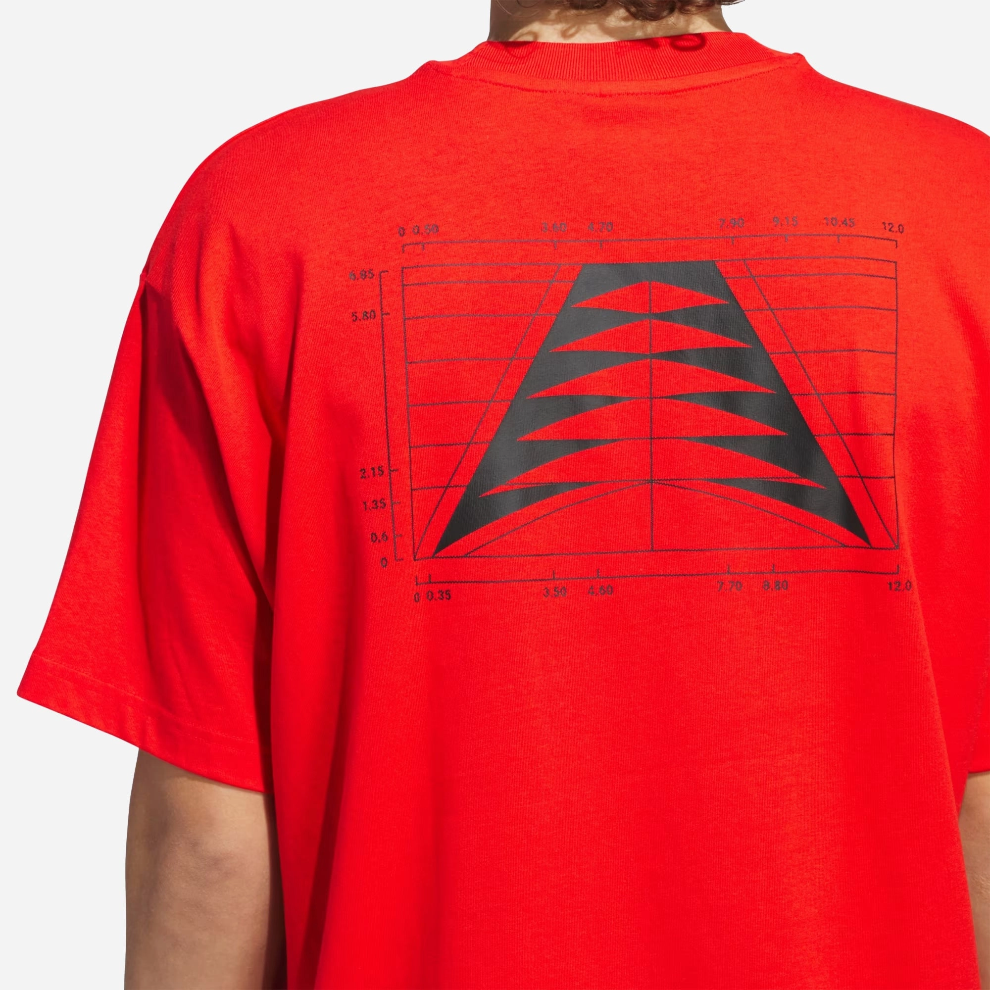 Adidas Originals | ANTHONY EDWARDS SEASONAL LOGO TEE { ACTIVE RED