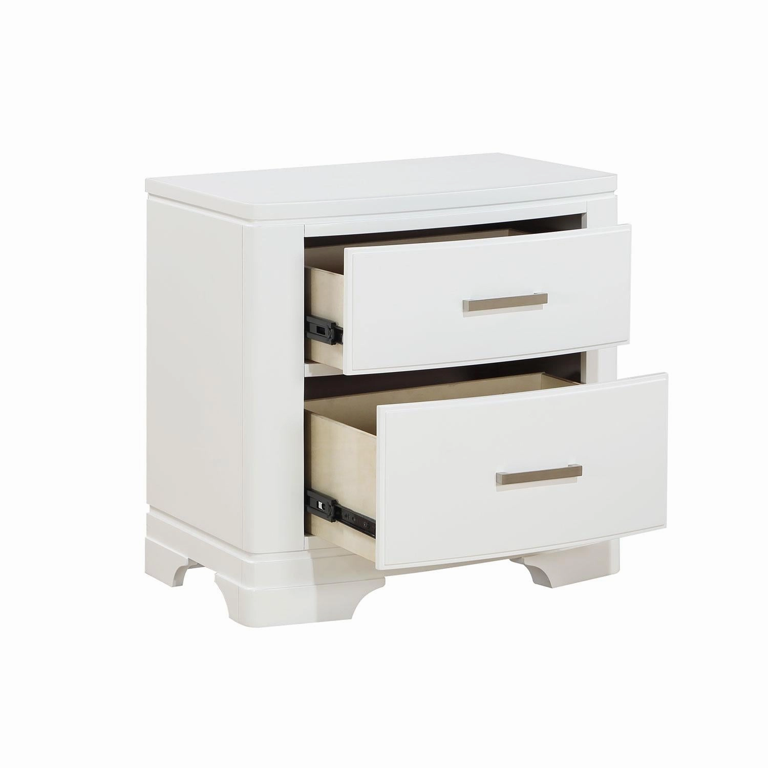 Arista Night Table - White