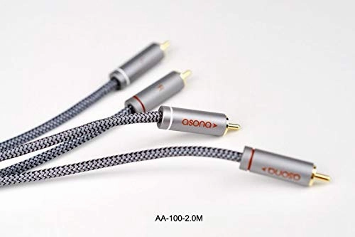 Asona Audiophile RCA Interconnect Cables, Pair