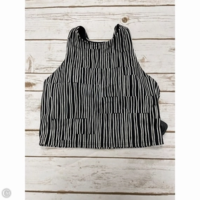 Athletic Bra By Athleta In Black & White, Size: S