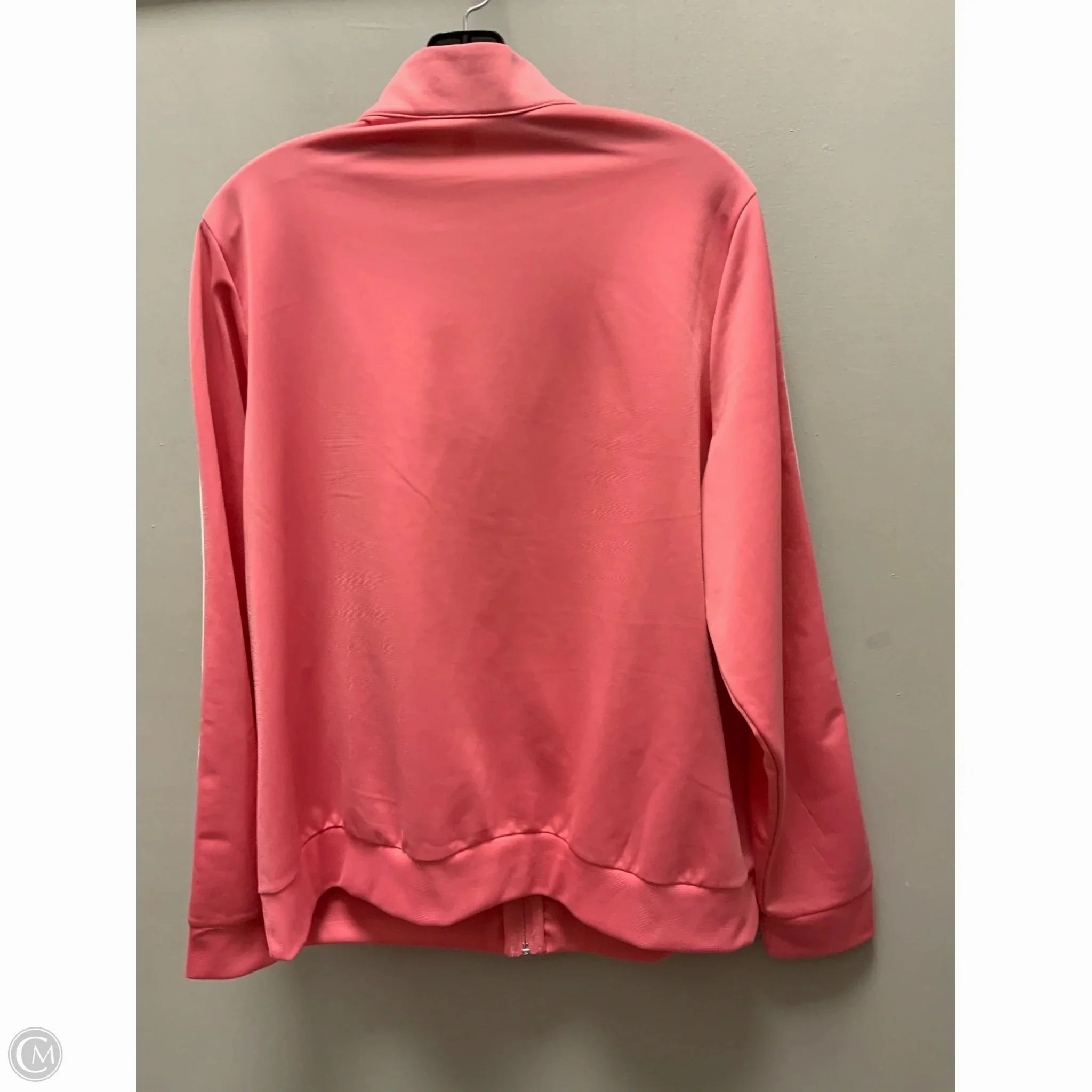 Athletic Jacket By Adidas In Peach, Size: 2x