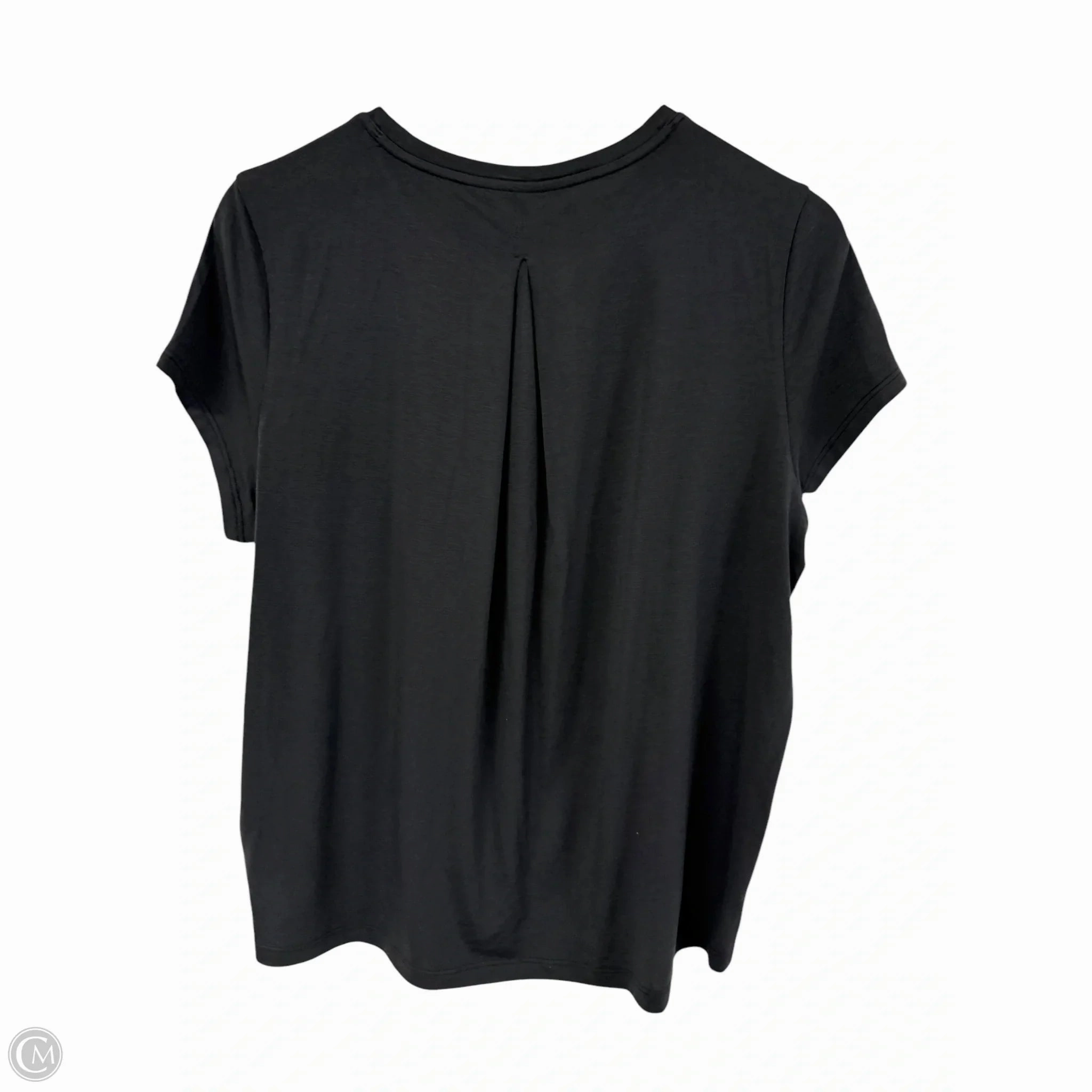 Athletic Top Short Sleeve By Athleta In Black, Size: Xs