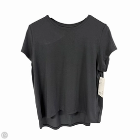 Athletic Top Short Sleeve By Athleta In Black, Size: Xs