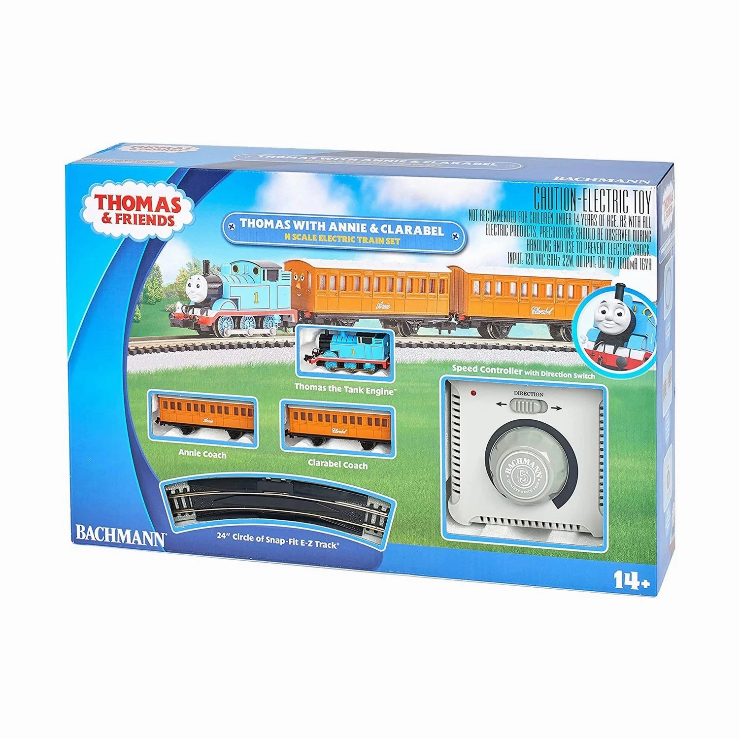 Bachmann Trains 24028 Thomas With Annie & Clarabel N Scale Train Set