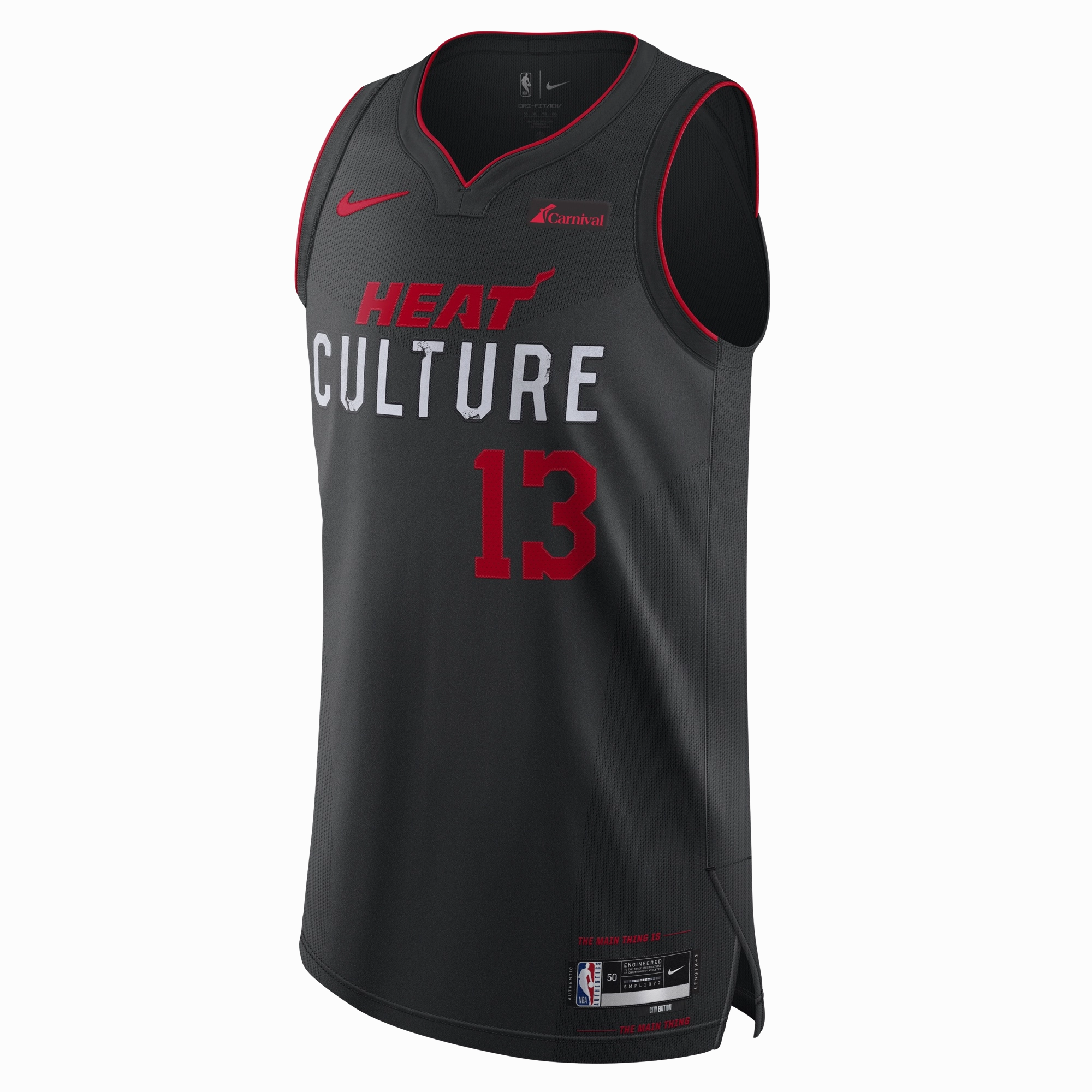 Bam Adebayo Nike HEAT Culture Authentic Jersey