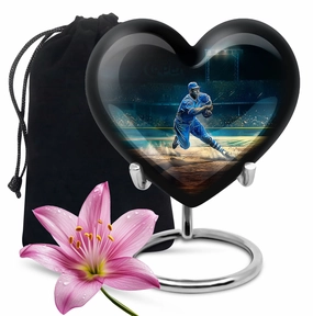 Baseball Cremation Urn - Memorial Resting Place for Adult Female