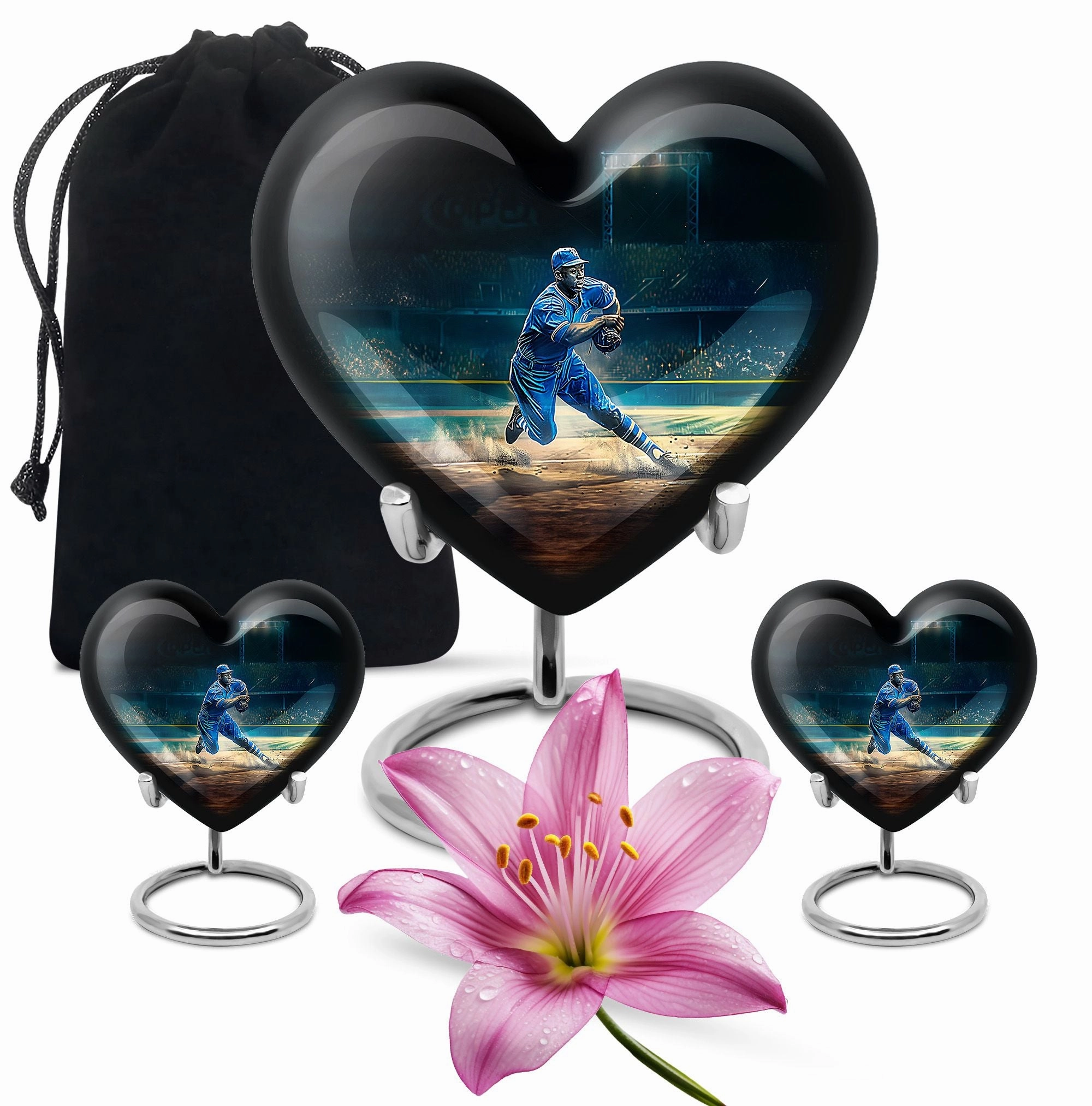 Baseball Cremation Urn - Memorial Resting Place for Adult Female