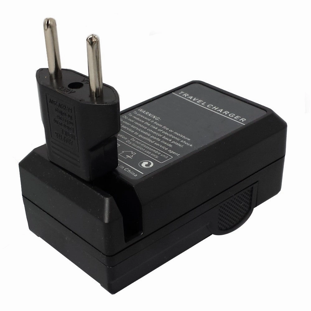 Batteries N Accessories BNA-WB-126 Digital Camera Battery Charger - Replacement for Konica-Minolta BC-900 Charger, Compatible with Minolta NP-900 and Olympus LI-80B Battery - 110/220V Fold-in Plug with Car & EU adapters