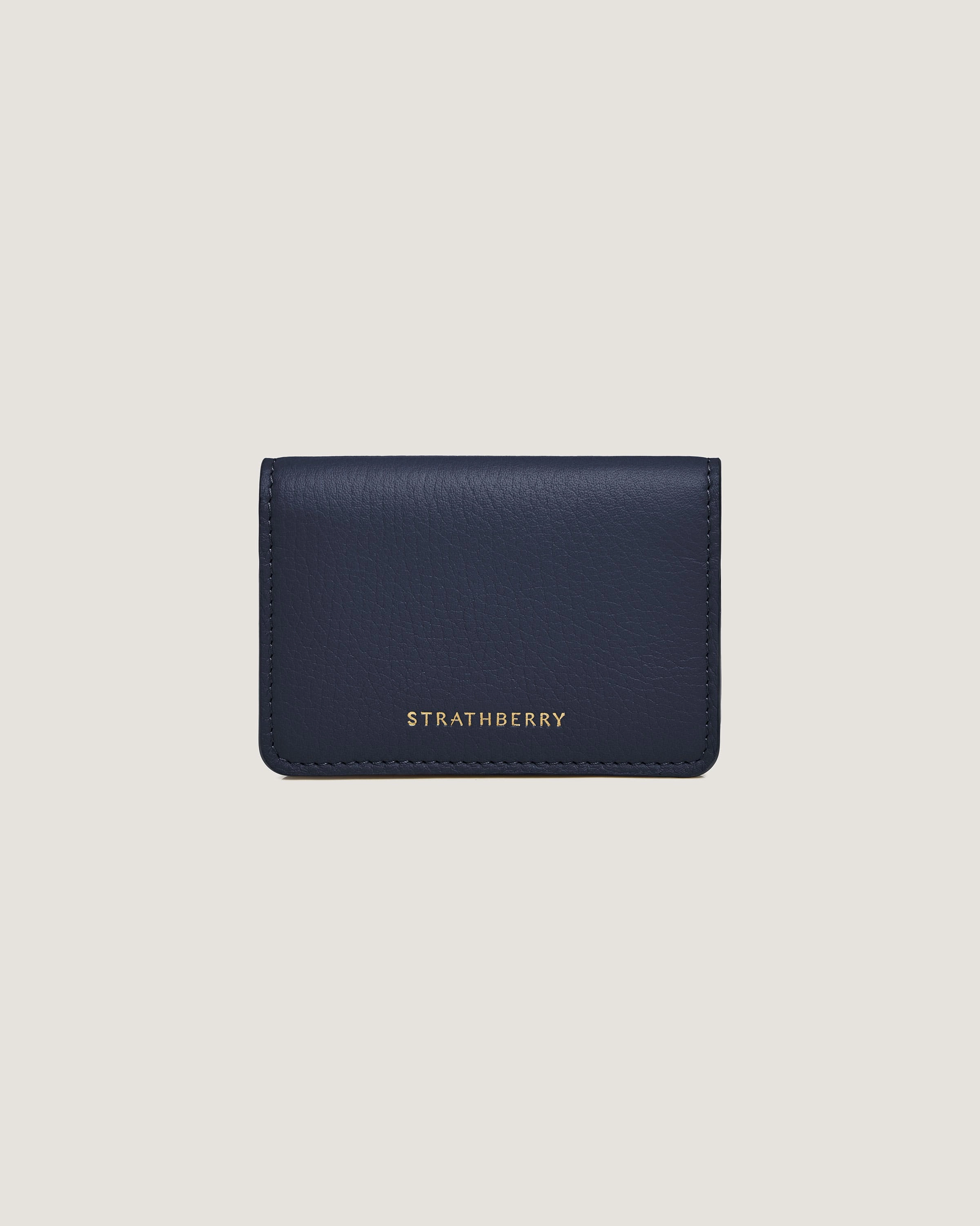 Bi Fold Cardholder - Navy/Oat
