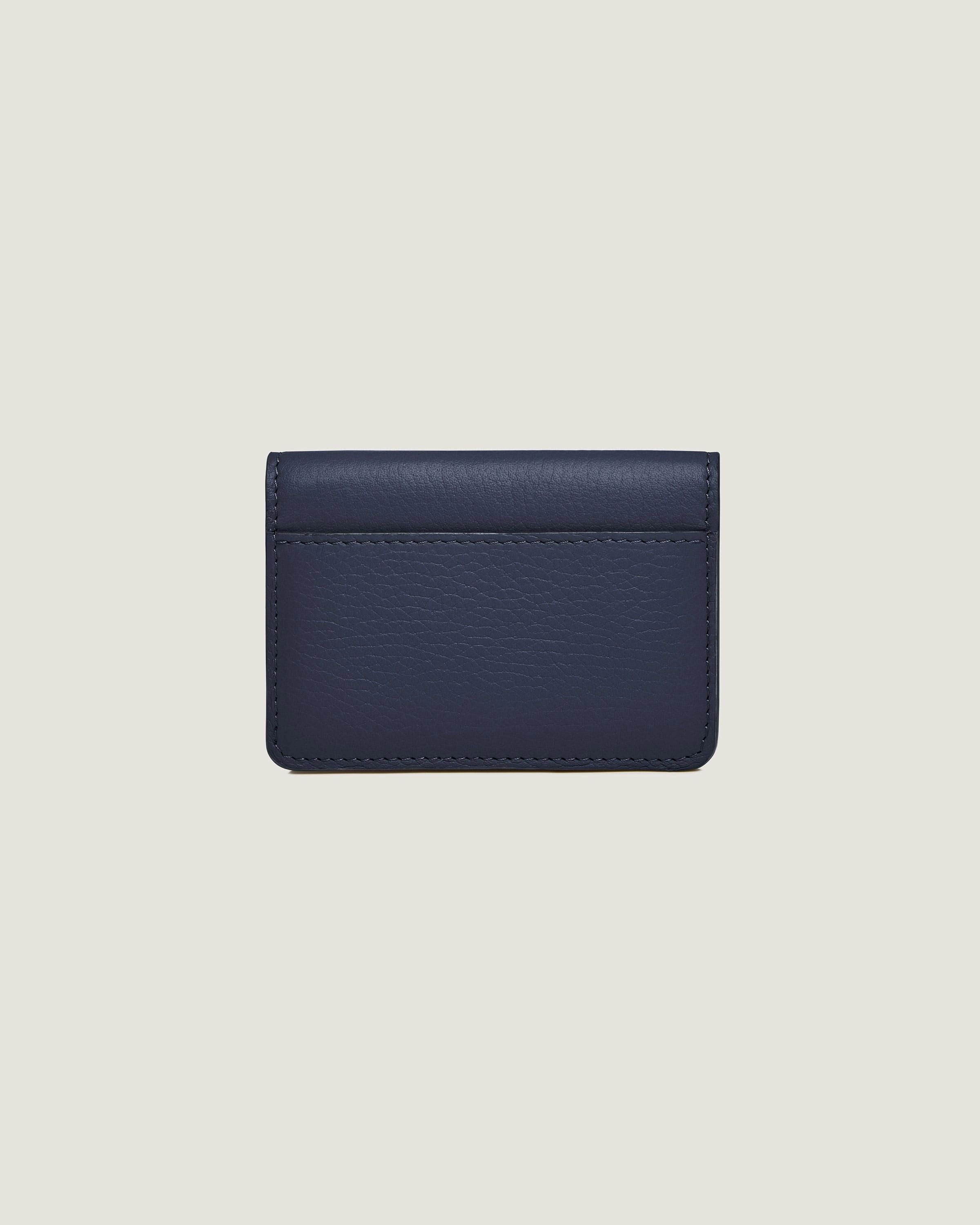 Bi Fold Cardholder - Navy/Oat
