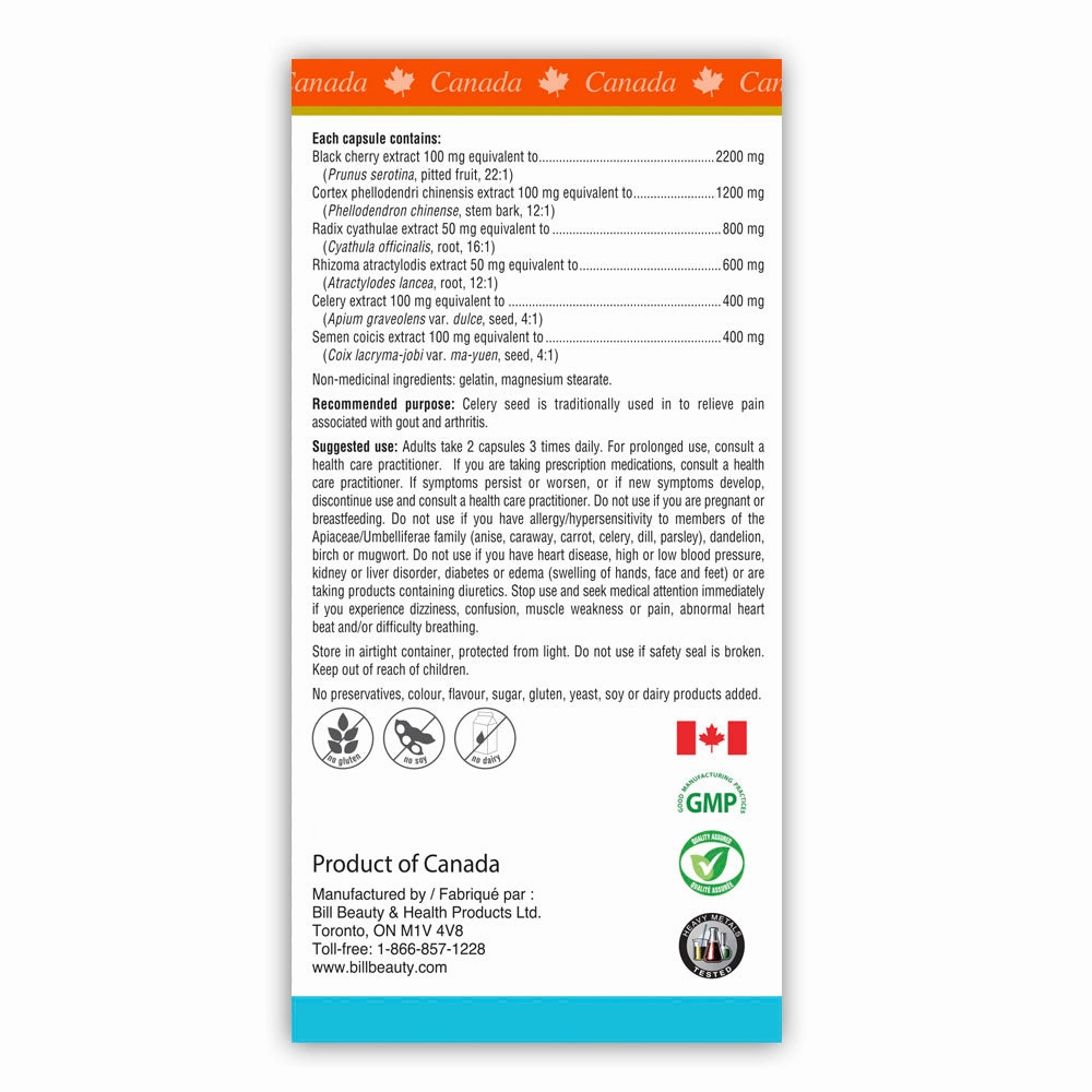 BILL Natural Sources® GoutFLX™ Capsules