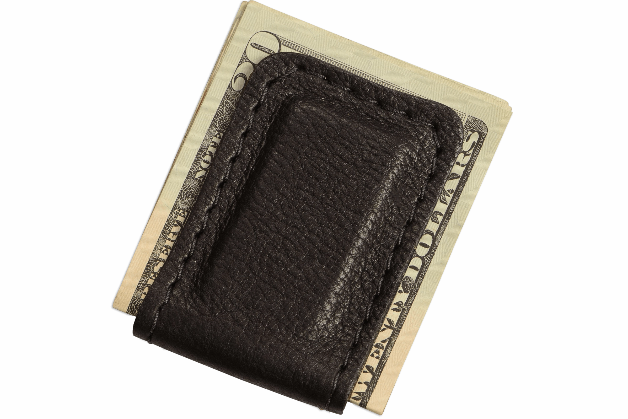 Black American Bison Men's Magnetic Money Clip