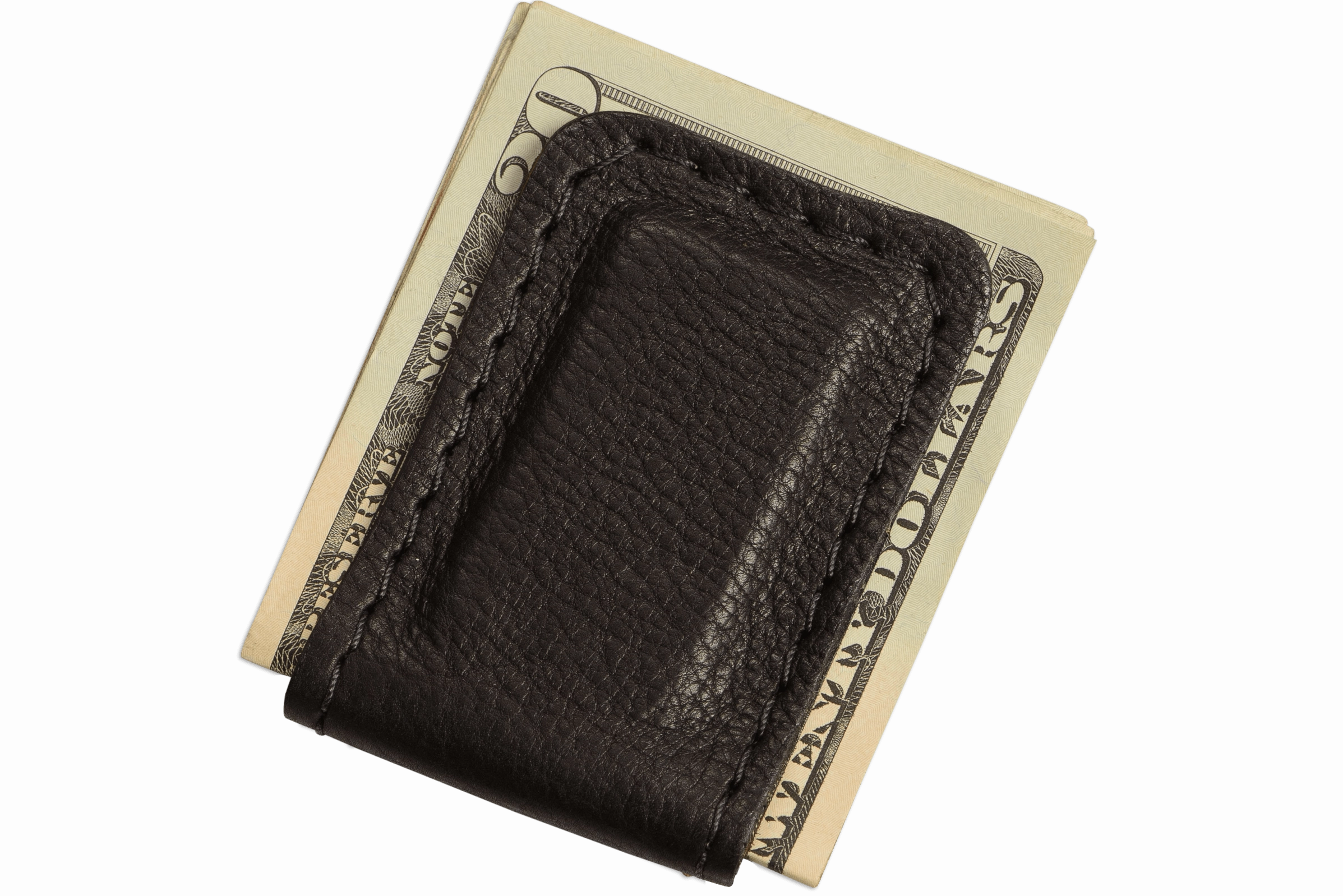 Black American Bison Men's Magnetic Money Clip