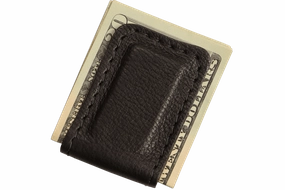 Black American Bison Men's Magnetic Money Clip