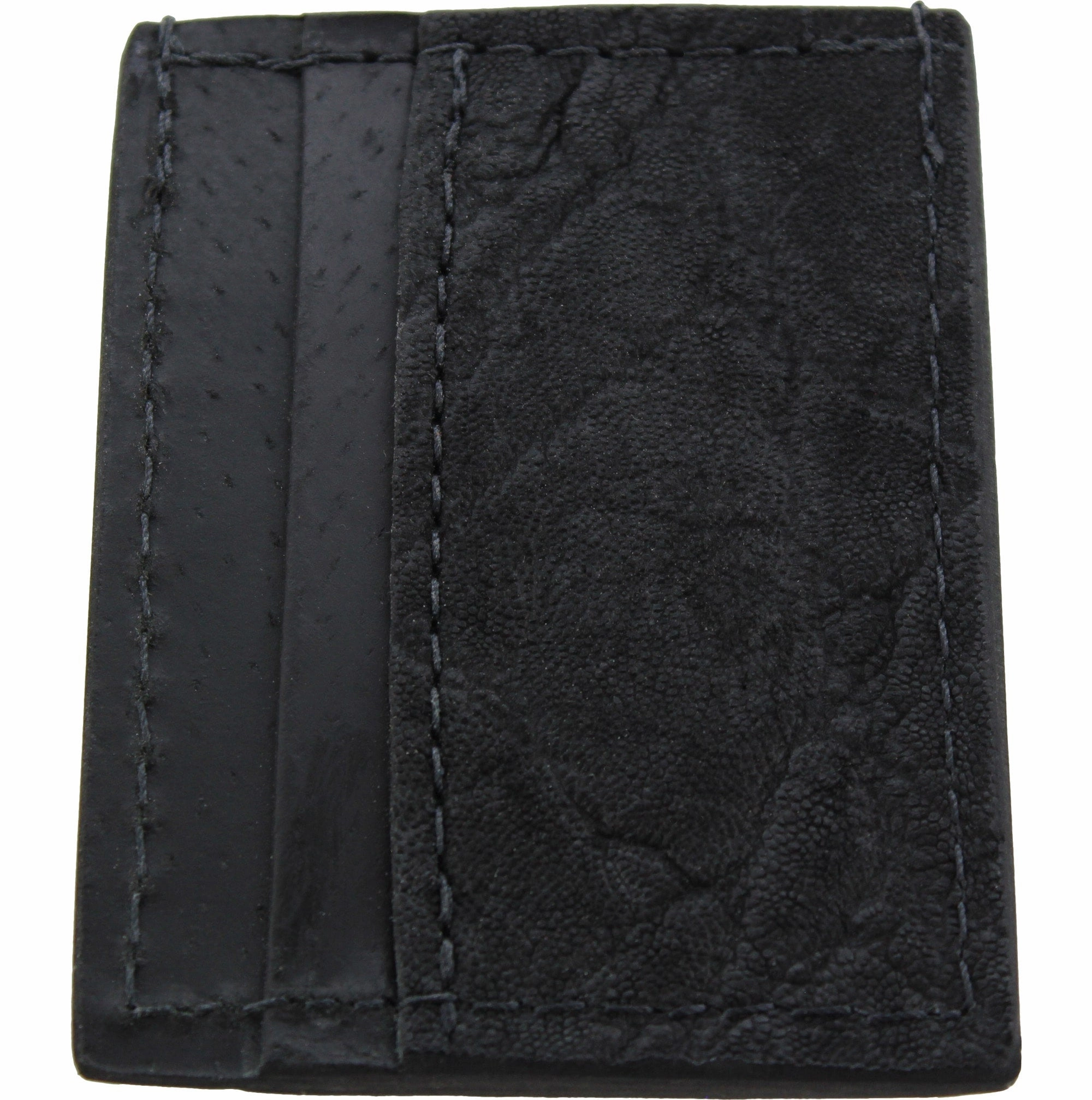 Black Elephant Money Clip Wallet With Credit Card Slots