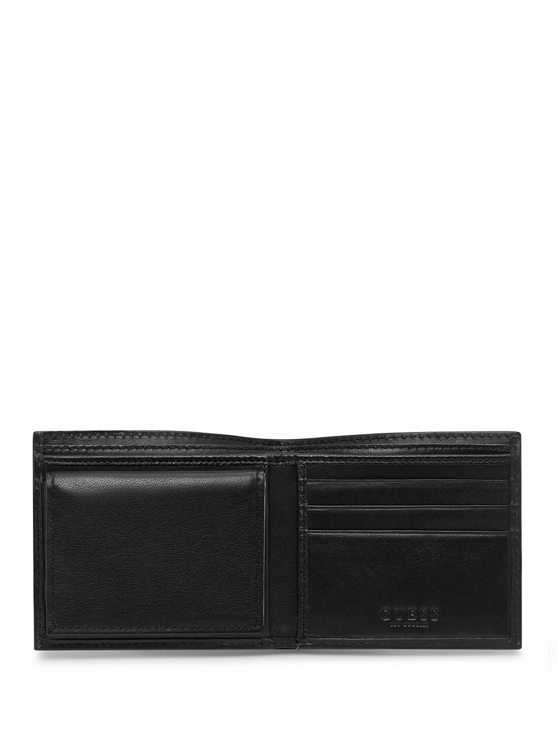 Black Glenoaks Logo Passcase Wallet