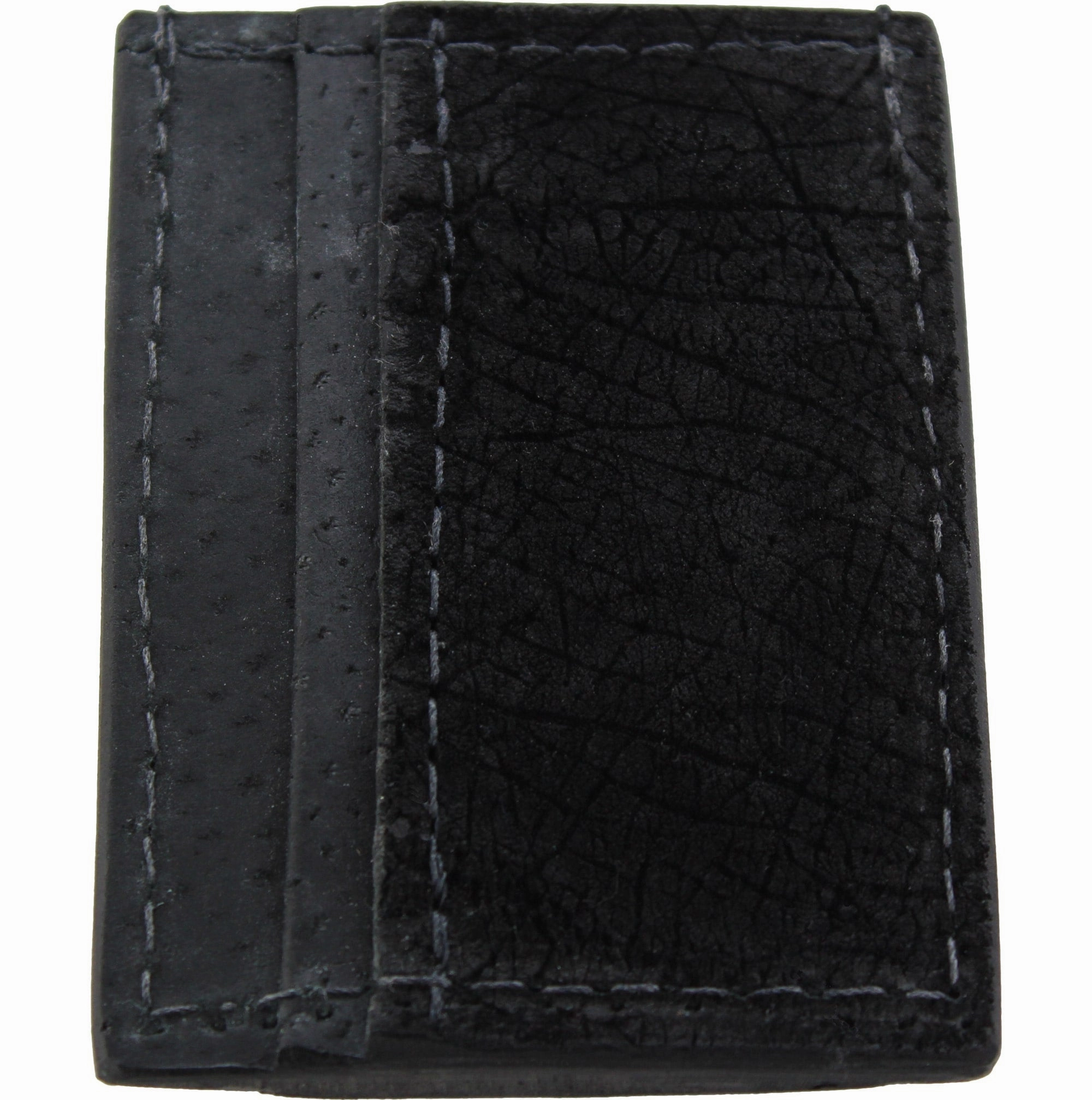Black Hippopotamus Money Clip Wallet With Credit Card Slots