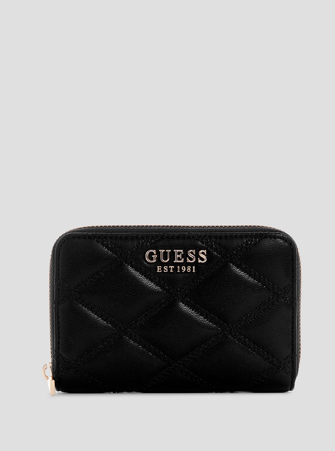 Black Tamsin Medium Zip Wallet