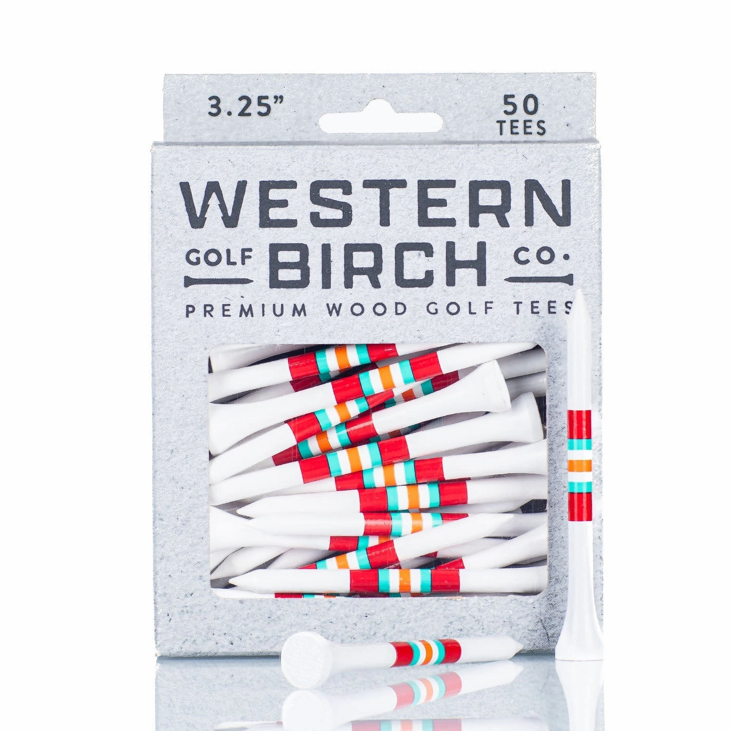 Canyons 3.25 Signature Striped Golf Tee