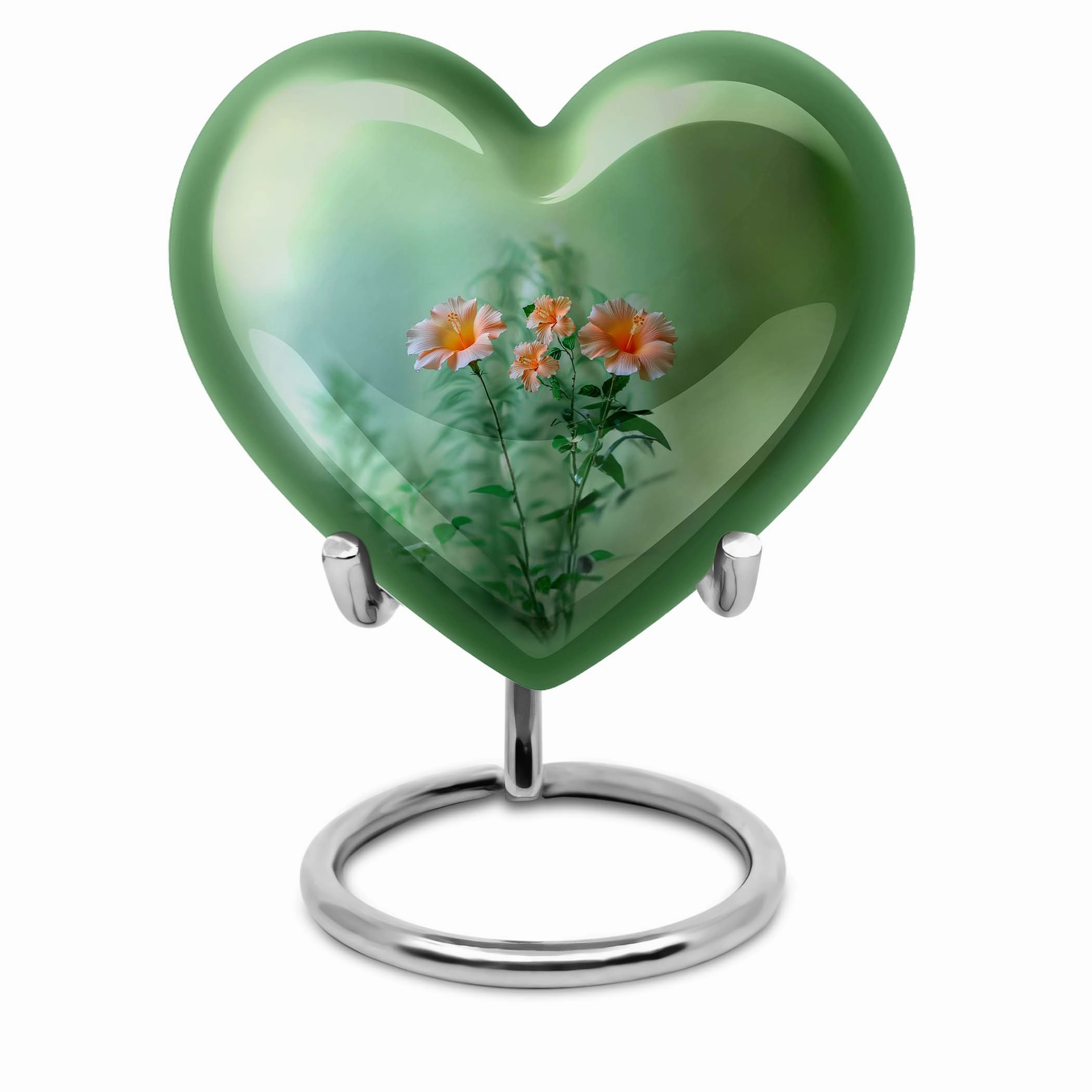 Cremation Flowers Urn - Large Funeral Urn for Men