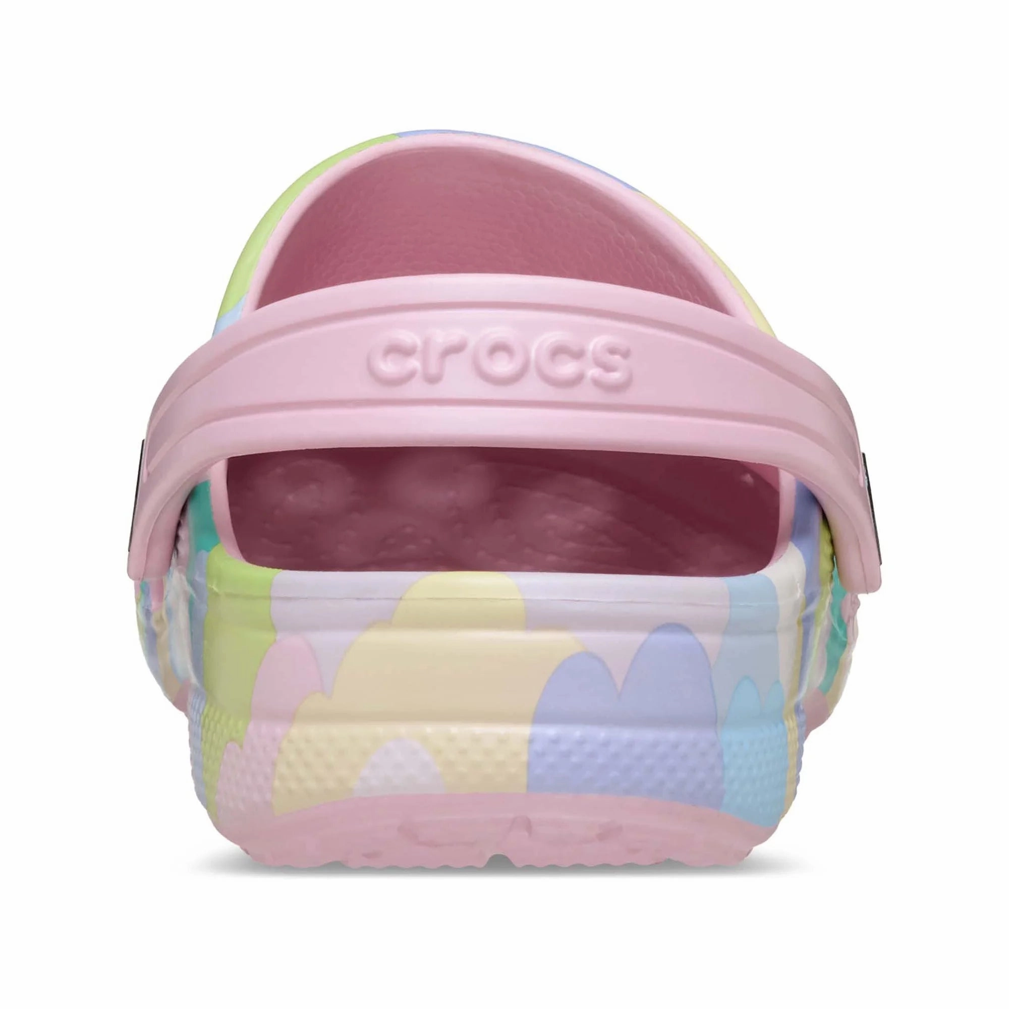Crocs 209728-606-C12 Toddler & Kids Printed Baya Clog - Petal Pink, 12 Little Kid