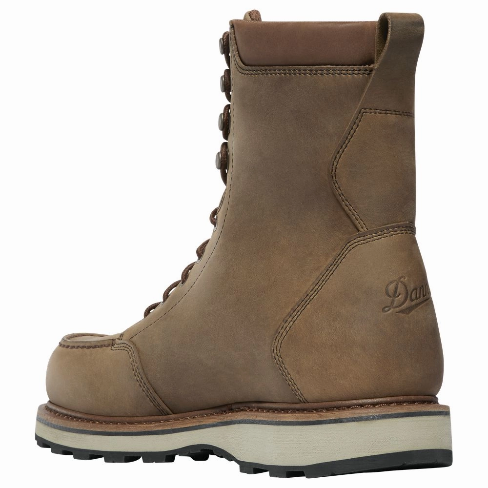 Danner Cedar River Moc Toe Hunter Waterproof Hunting Boots for Men - Timberwolf - 8M