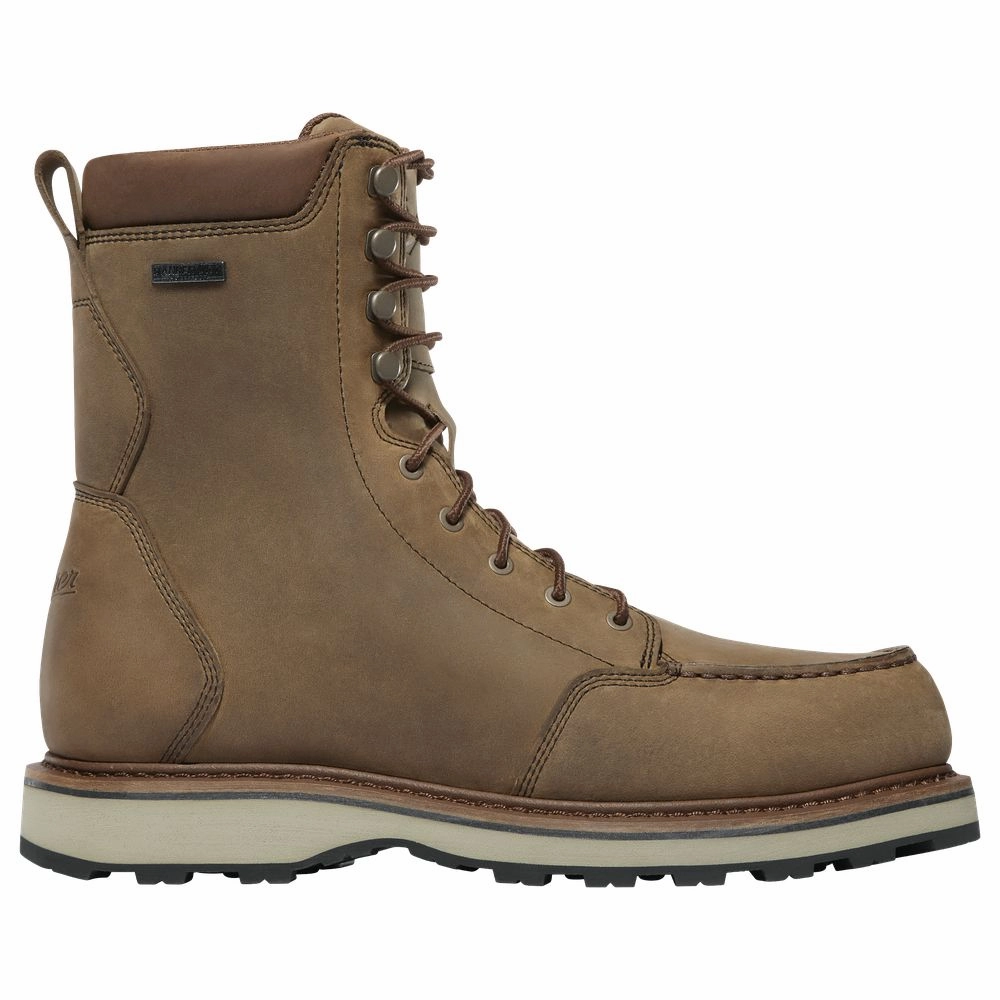 Danner Cedar River Moc Toe Hunter Waterproof Hunting Boots for Men - Timberwolf - 8M