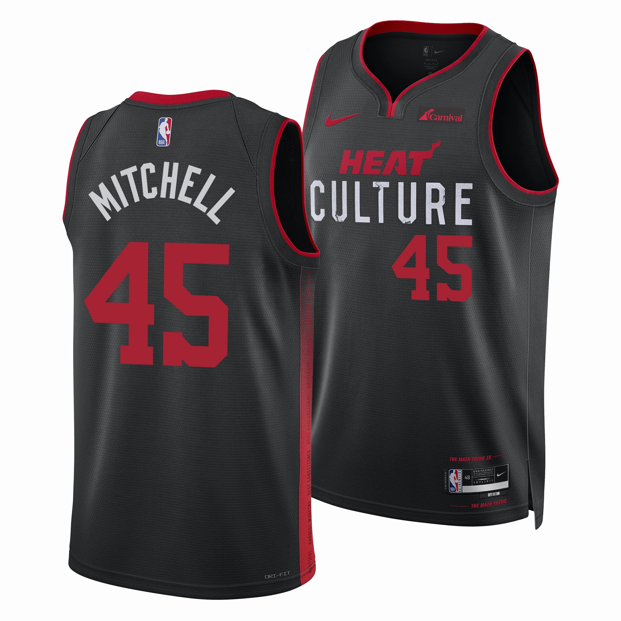 Davion Mitchell Nike HEAT Culture Swingman Jersey