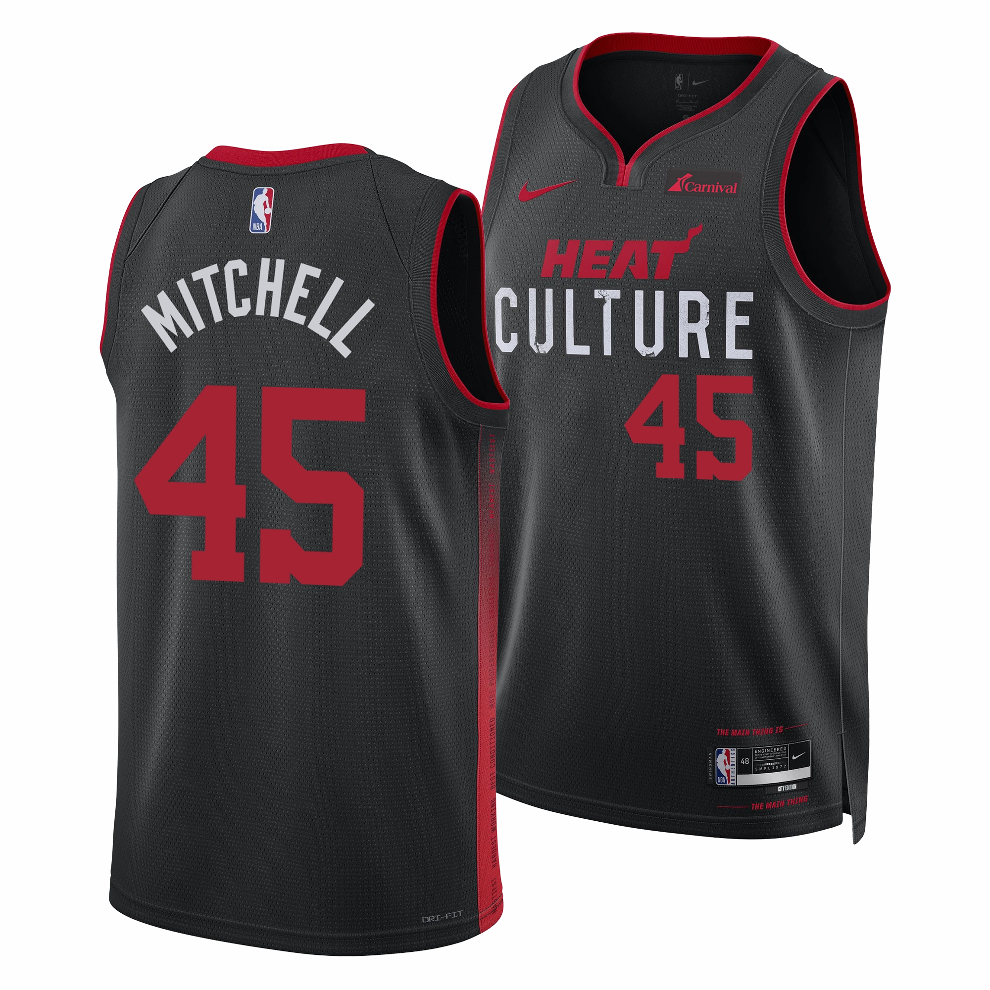 Davion Mitchell Nike HEAT Culture Youth Swingman Jersey