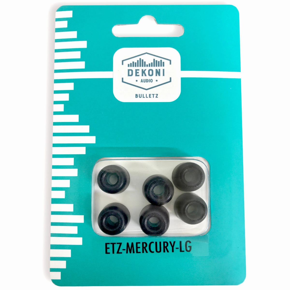 Dekoni Audio ETZ-MERCURY Premium Memory Foam Isolation Earphone Tips Mercury 4.9mm