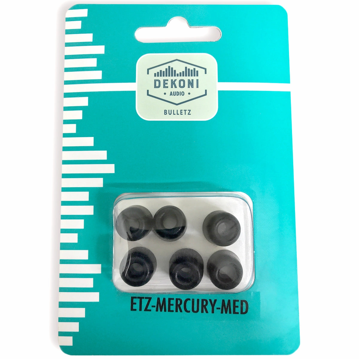 Dekoni Audio ETZ-MERCURY Premium Memory Foam Isolation Earphone Tips Mercury 4.9mm