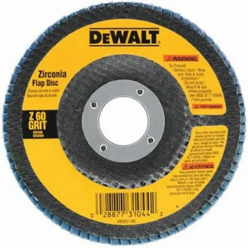 DEWALT DW8309-Flap Disc, Zirconia, 4-1/2-Inch X 7/8-Inch, 80-Grit