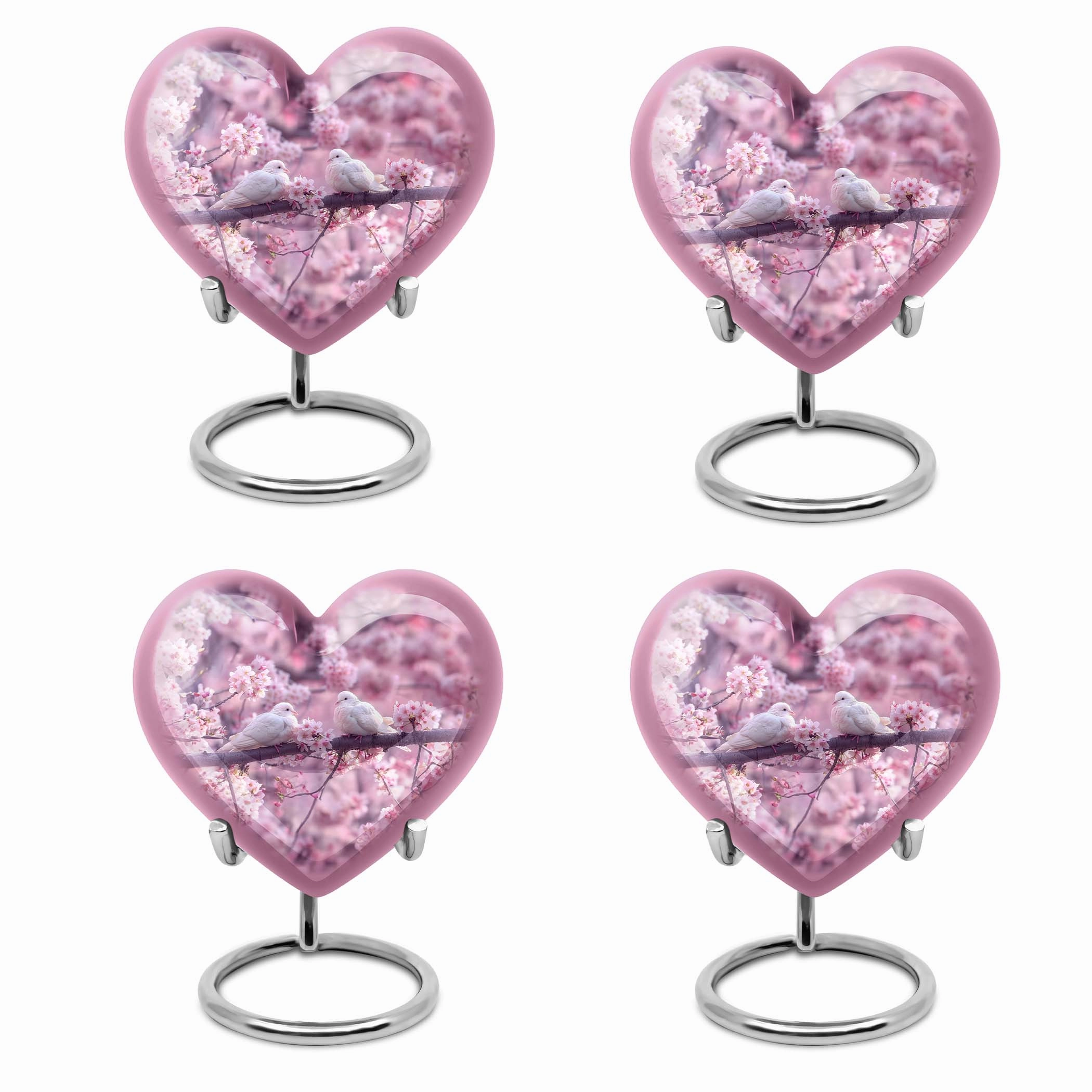 Dove Embrace Harmony Urn - Tranquil Heart Memorial Tribute
