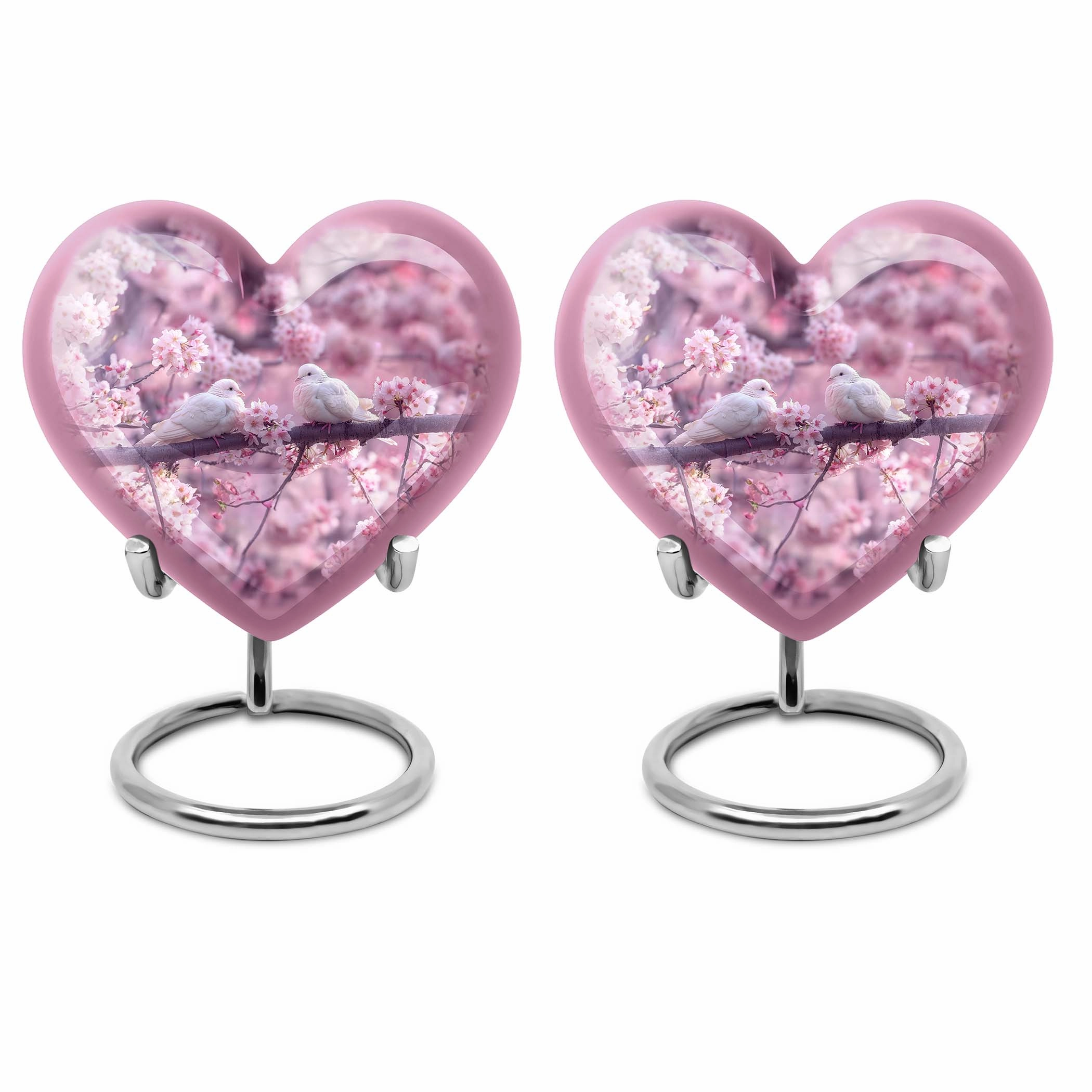 Dove Embrace Harmony Urn - Tranquil Heart Memorial Tribute