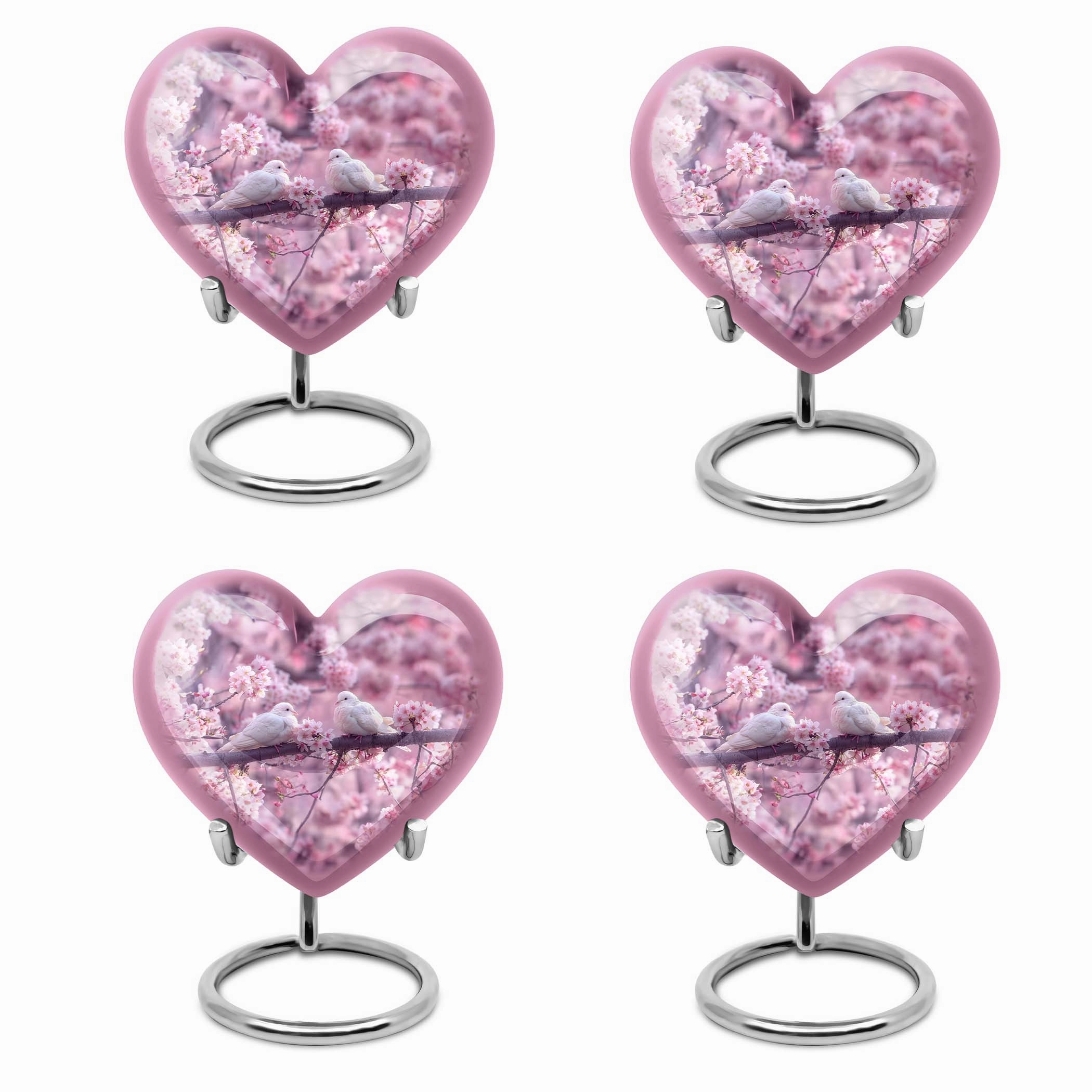 Dove Embrace Harmony Urn - Tranquil Heart Memorial Tribute