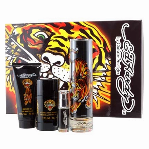 Ed Hardy by Christian Audigier 100ml EDT 4 Piece Gift Set